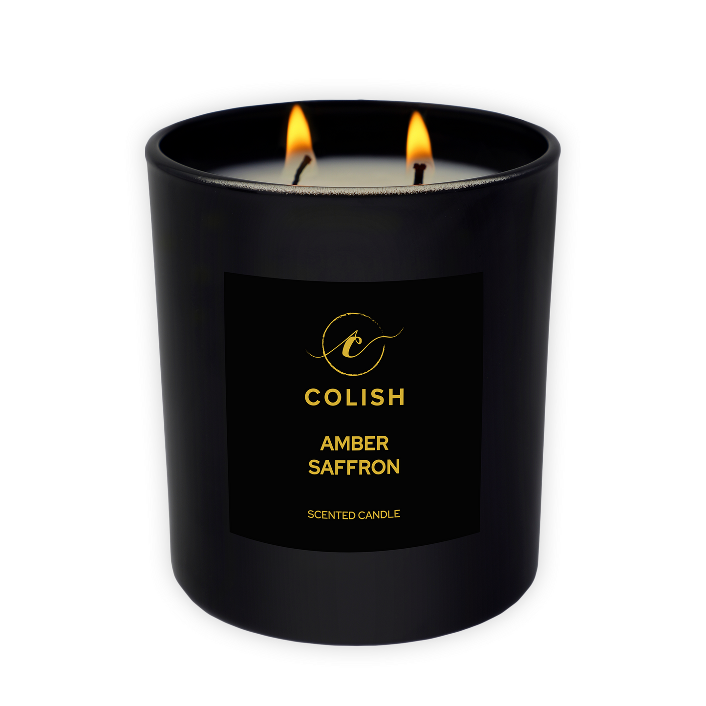 AMBER SAFFRON SCENTED CANDLE
