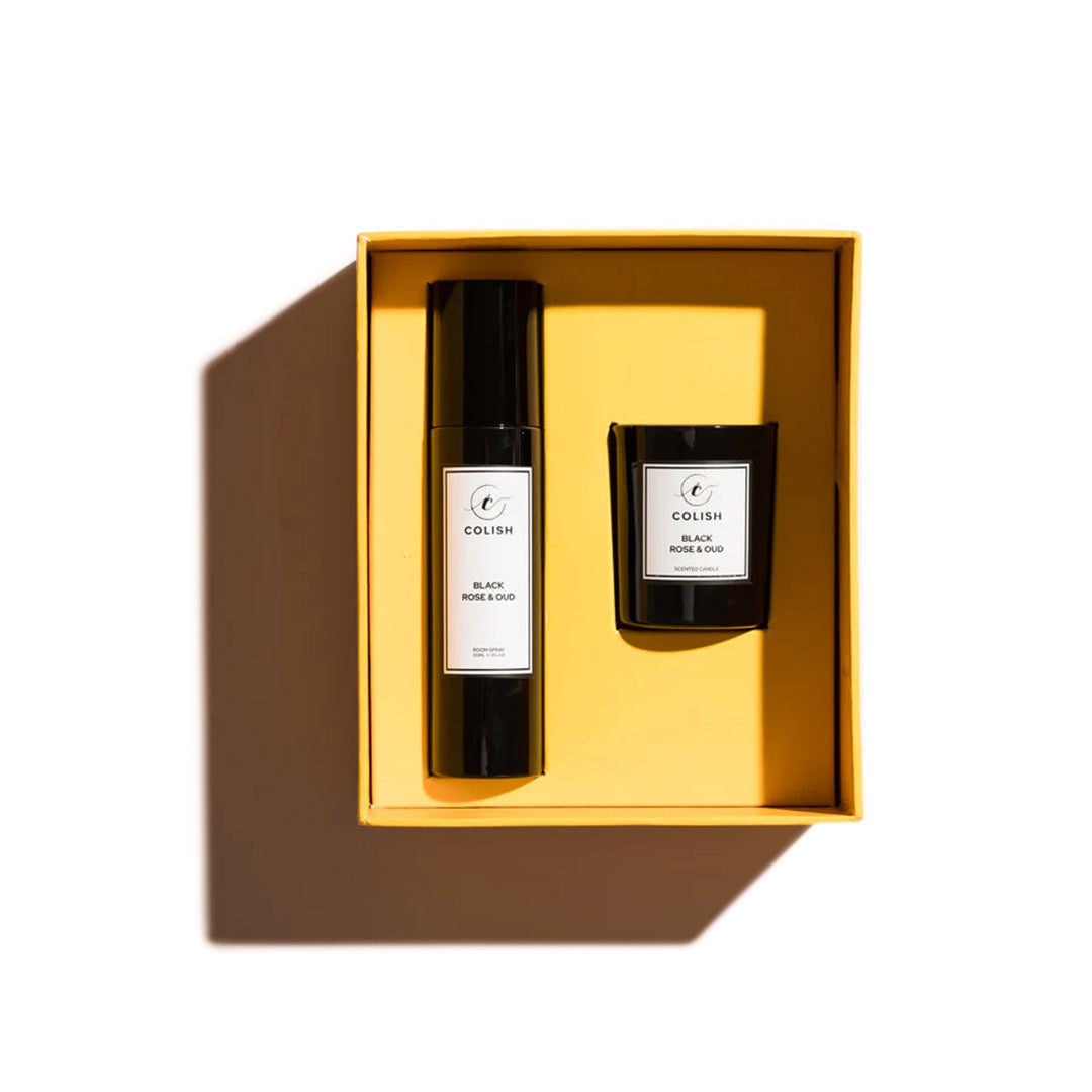 SCENTED CANDLE & SPRAY GIFT SET – COLISH