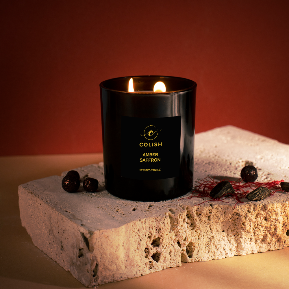 
                      
                        amber saffron oriental strong scented candle
                      
                    
