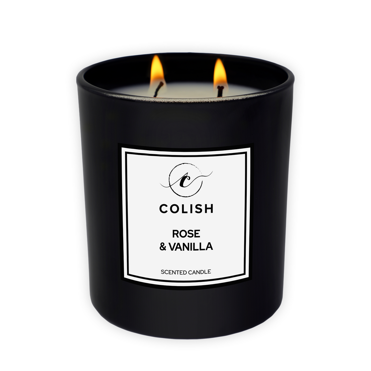 ROSE & VANILLA SCENTED CANDLE