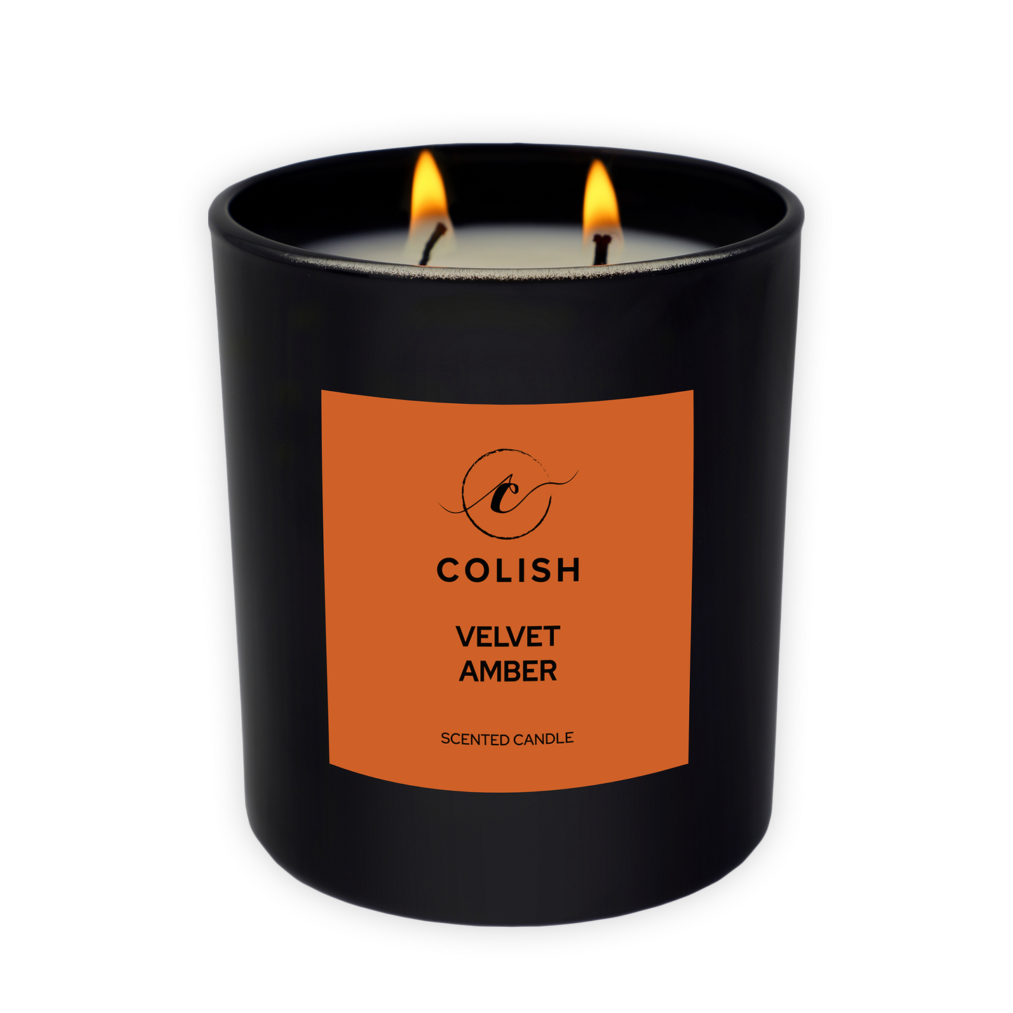 VELVET AMBER SCENTED CANDLE