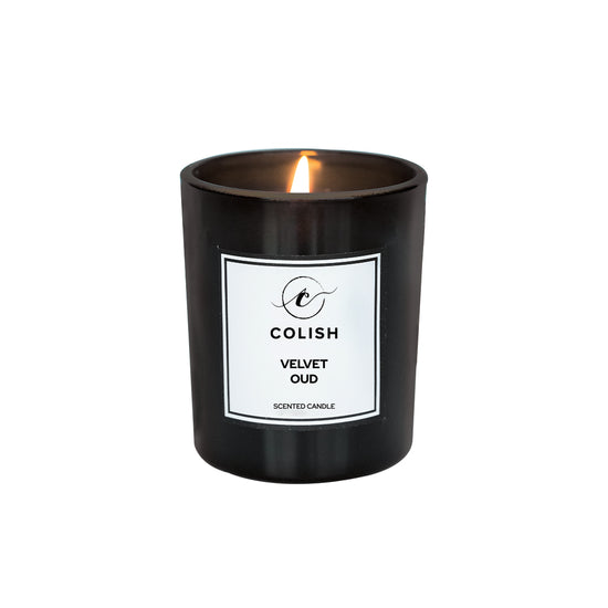 VELVET OUD SCENTED CANDLE