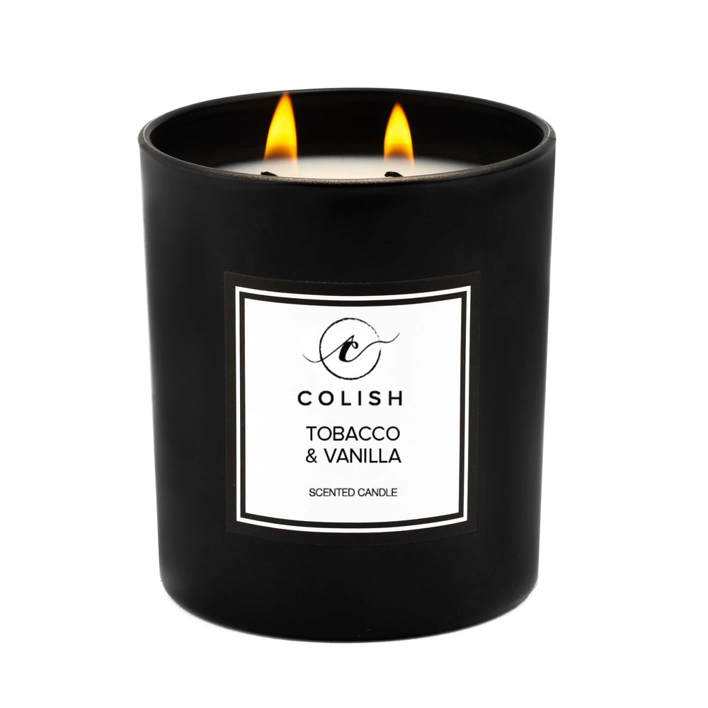 Tobacco & Vanilla Scented Candle
